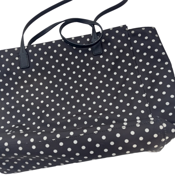 Kate Spade ♠️- Blake Avenue Taden Handbag Tote black and white polka-dot - Picture 12 of 16